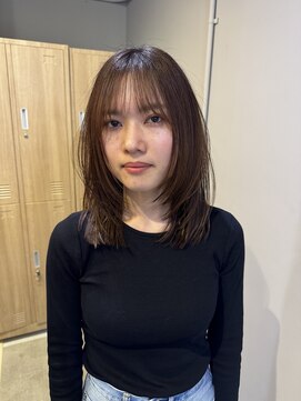 ローレンジウ(LOREN JU) 透明感髪質改善ベージュダブルカラーミルクティーグレージュ