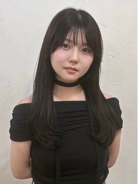 ファルベ(Farbe) くびれ アプリコットオレンジ 夏のヘアアレンジハイライトカラー