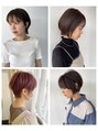 ヘアデザイン アンジェロ(Hair Design Angelo)&nbsp;ショート/ショートボブ/耳かけショート/丸みショート