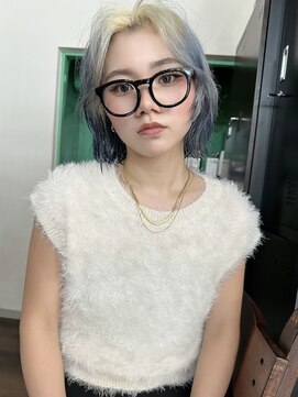 パレット 難波(Palette) ミニボブウルフカットショートウルフレイヤーカット