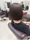 内巻きボブ