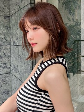 ジルブラン 横浜関内(JIL BLAN) ハイライト白髪染め白髪ぼかしショートボブレイヤー40代横浜関内