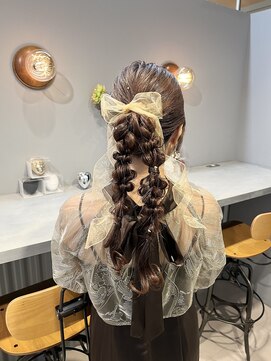 エイト 横浜店(EIGHT) ツインポニー[韓国ヘア/ブリーチ/ダブルカラー/横浜]