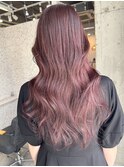 ピンクカラー/レッドカラー/ブリーチなしダブルカラー