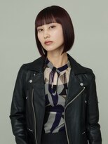 ピークアブー 原宿ハラカド(PEEK-A-BOO) くせ毛多毛ボブショート前下がりモードワイドバングかっこいい