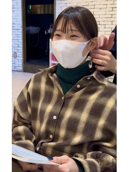 骨格に合わせて、顔回りの細部までこだわるカット！再現性の高いカットで美シルエット長続き◎