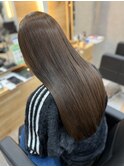 ヘーゼルベージュ×ULTOWA〇本厚木 髪質改善ストレート