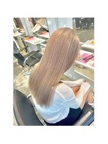 デート 原宿(DATE)&nbsp;ベージュ/ダブルカラー/ケアブリーチ/髪質改善/原宿