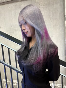 ジルバイジゼル(JILL by GiseL) ポイントデザインカラー×ハイトーンレイヤー