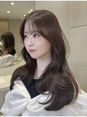 顔まわりカット/レイヤーカット/前髪カット/韓国/外苑前