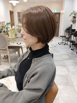 ラボヌールヘアーグレース 門前仲町店(La Bonheur hair grace)&nbsp;【grace三瓶】大人気丸みショート/ハンサムショート/ベージュ
