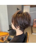 くびれ無造作ボブショート40代50代60代