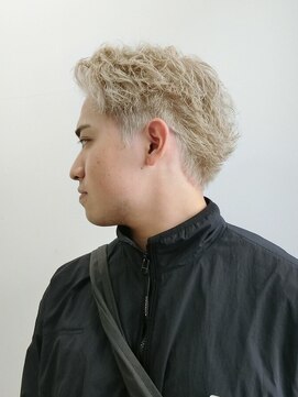 デート 下北沢(DATE) 下北沢メンズカットブリーチカラーダブルカラーハイトーンカラー