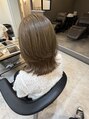 エリス ウメダ(Eliss umeda) 流行りのカラーリングミントグレージュ☆赤味を抑えたカラー