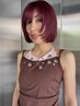 ★透明感★ブリーチなしダブルカラー＋カット＋２stepトリートメント ￥16500