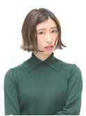 切りっぱなし風タイトボブ