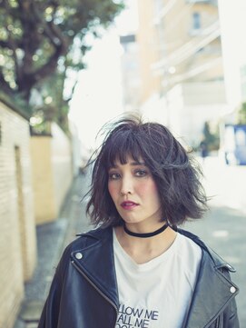 美容室クローバー 新小岩店(clover) ぱっつんエアリーボブ【新小岩】