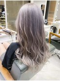 ミルクティーアッシュベージュ3Dカラー☆ブリーチWカラーモード