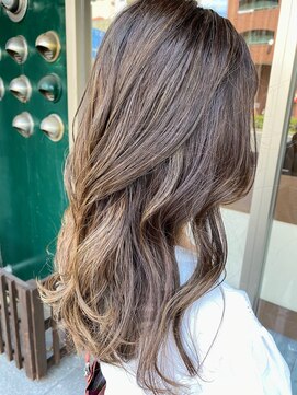 ミニム ヘアー(minim hair) 【minim×日比】ハイライト×グレージュ