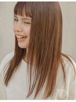 レジュアル(RESSUAL) フェザーバング こなれヘア  サマーカット  ヘーゼルベージュ
