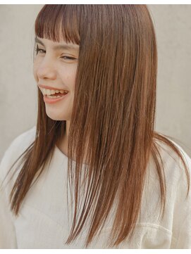 レジュアル(RESSUAL) フェザーバング こなれヘア  サマーカット  ヘーゼルベージュ