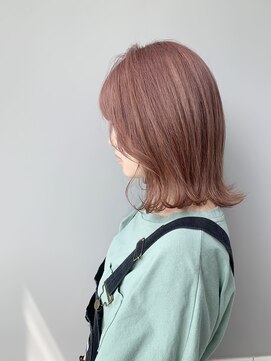 コード 四条河原町駅店(CHORD) くすみピンク/ケアブリーチ/ダブルカラー/京都/河原町