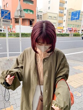 ミニム ヘアー(minim hair) 【minim×高橋】ナチュラルピンクベージュ♪