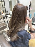 透明感カラー イルミナカラー 銀座/髪質改善/レイヤーカット