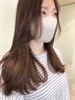 ハイプ(HYPE)&nbsp;【藤沢/辻堂】ピンクブラウン/韓国/シースルーバング/ツーウェイ