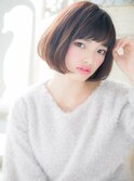 mod's姪浜/前下がり小顔矯正立体カットフレンチセピアアッシュg