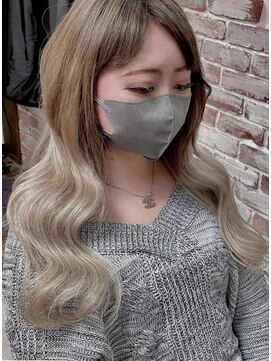 リエコー(RE'ECHO) ダブルカラー/ホワイトベージュ/髪質改善/プルエクステ