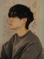 フランズ いわき(FLUNS)&nbsp;ハイライト/マッシュパーマ/ウルフ/アッシュブラック/いわき市