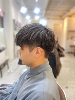 ソイクフ(SOY KUFU)&nbsp;MEN’S HAIR マッシュパーマアッシュブラックカルマパーマ