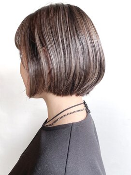 モリオフロムロンドン 原宿本店(morio from London) 【morio原宿】大人 ボブ ハイライトカラー