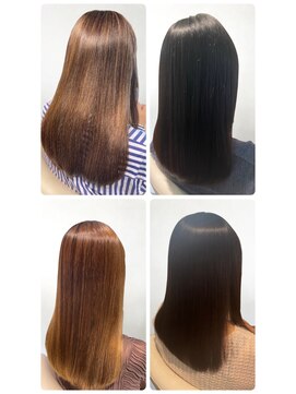 美容室フルール 20代30代グレージュ髪質改善カラー韓国ヘア透明感