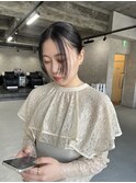 タイトアレンジ◯カチモリヘア◯結婚式アレンジ
