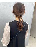 一癖あるヘアアレンジ