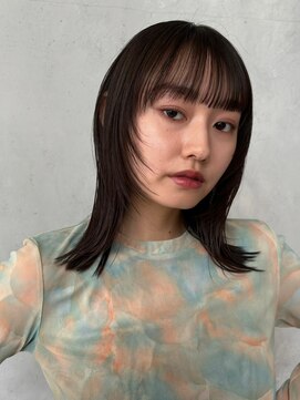ノイ(noi) 顔周りレイヤーカットくびれヘアミルクティーベージュカラー