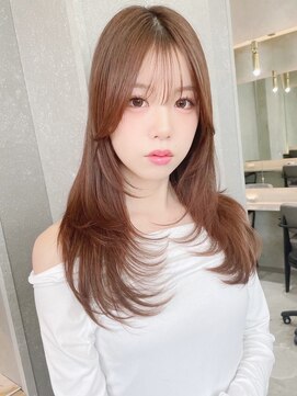 ロンド リリー 銀座(Lond Lily) ブリーチなし地毛風グレージュ☆髪質改善/レイヤーカット[銀座]