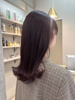 ポジ(poji)&nbsp;韓国風　前髪カット　艶髪　くびれ巻き　サイドバング