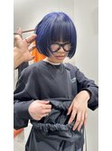 小顔ワンレン縮毛矯正ブリーチ髪質改善ダブルカラー30代40代