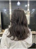 レイヤーカット大人ハイライト色気ヘアイルミナカラー