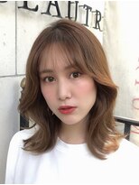 ビュートリアム 広尾(BEAUTRIUM)&nbsp;ミディアムヘア　広尾　恵比寿　30代　大人ヘア　レイヤーカット