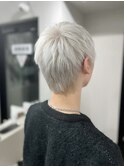 メンズハイトーンカラーホワイトシルバーケアブリーチカラー