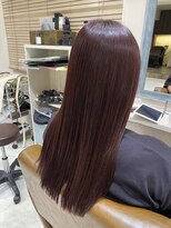 フレーム へアアンドトリートメント 天王寺北口店(FRAME)&nbsp;ワインレッド