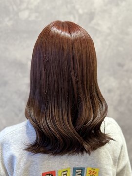 ザ ラブズ ラフズ ヘアー 本店(the loves laughs hair) 春夏おすすめ/ピンクブラウン/ミディアムスタイル