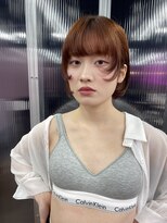 キジ(KIJI) レイヤーボブ/ボブ/フェイスレイヤー/アプリコットオレンジ