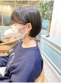 イメチェン外ハネボブ美髪ワイドバングレイヤーショート/大宮