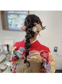 編みおろしスタイル