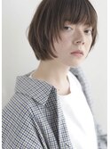 ミニウルフ／マッシュショート/キレイなフォルム/小顔/夏髪